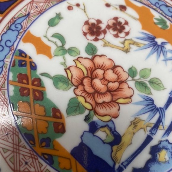 IMARI WARE JAPAN Vintage Decorative Gold Trim 10" Plate - Picture 5 of 13